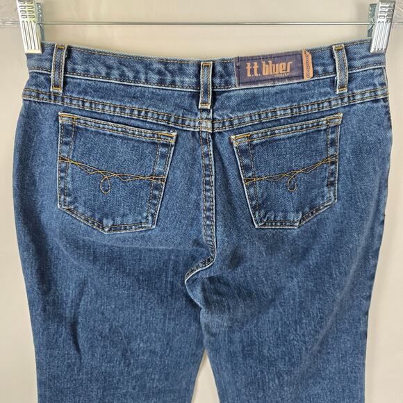 T.T. Blues Jeans Junior's 7 Blue Medium Wash Regular Fit Cotton - Picture 3 of 15